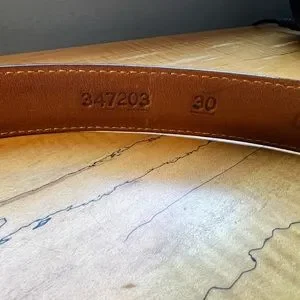 Al Beres Bugatti Cognac Leather Belt Al Beres Bugatti | Accessories | Al Beres Bugatti Cognac  main image 4